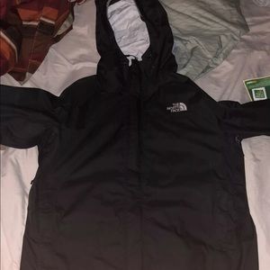 The North Face Rain Jacket - Medium Hooded fullzip